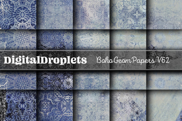 Boho Geom Papers Vol. 62: A Designer's Guide to Organic Patterns