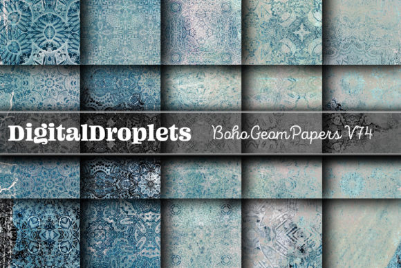 Boho Geom Papers Vol. 74: A Designer's Collection for Modern Craft