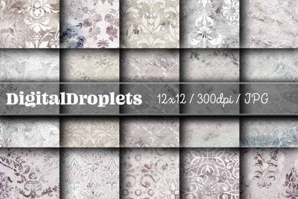 Bubble Gum Damask Vol. 4 | Collection: Vintage Texture for Modern Design