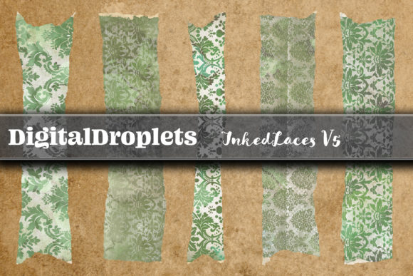 Elevate Your Digital Scrapbooks with Inked Laces Vol. 5 Washi Tape