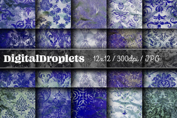 Golden Damask Dust Vol. 7: Vintage Texture for Modern Design