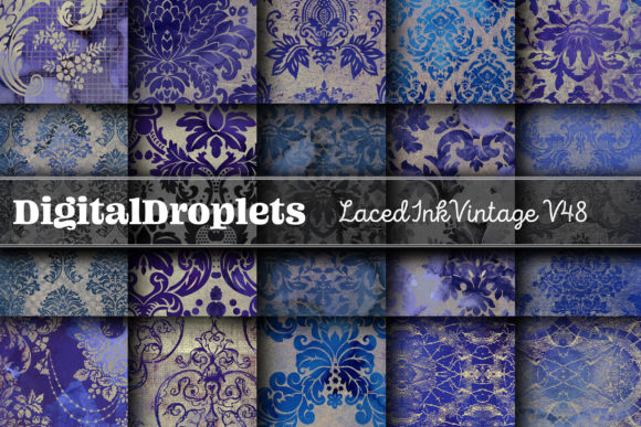 Laced Ink Vintage Vol. 48: Textured Paper for Creative Projects