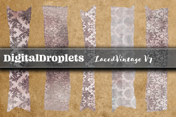 Laced Vintage Vol. 7 | 180 Washi: A Digital Scrapbooker's Dream Set