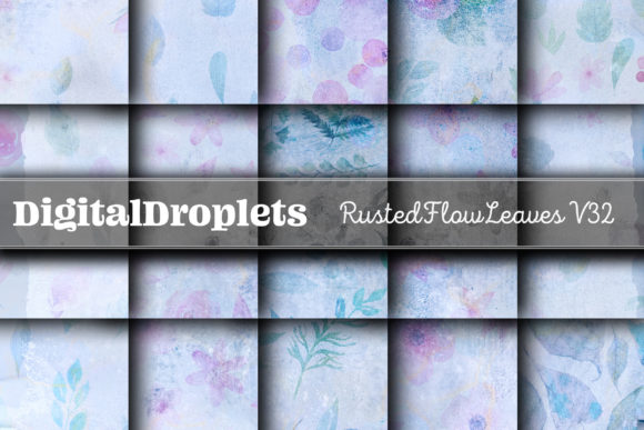 Rusted Flow Leaves Vol. 32 | Collection: A Designer's Textured Toolkit